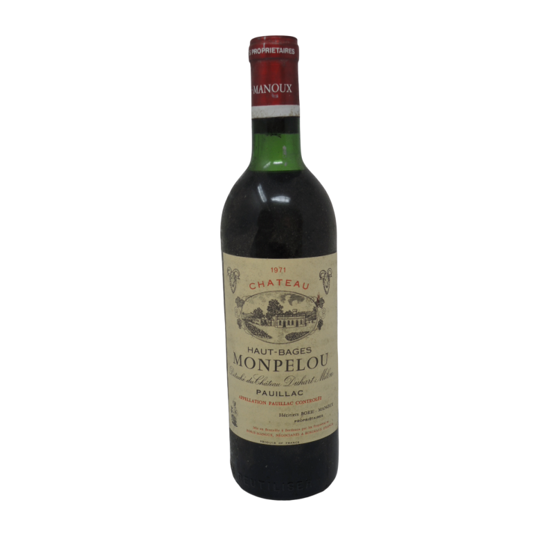 Chateau Haut-Bages Monpelou 1971 Pauillac