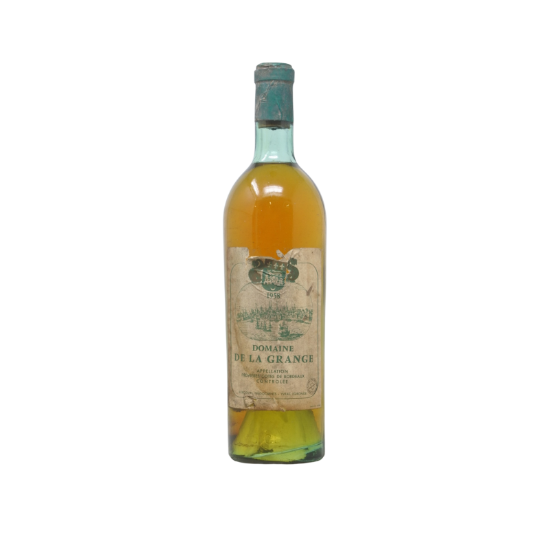 Domaine De La Grange 1958 Premieres Cotes De Bordeaux