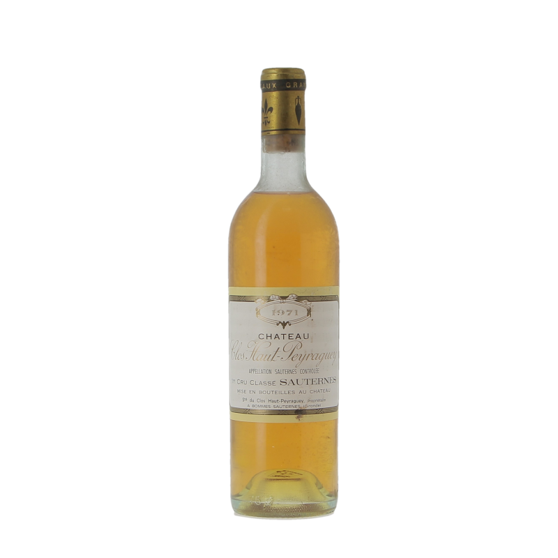 Chateau Clos Haut Peyraguey 1971 Sauternes