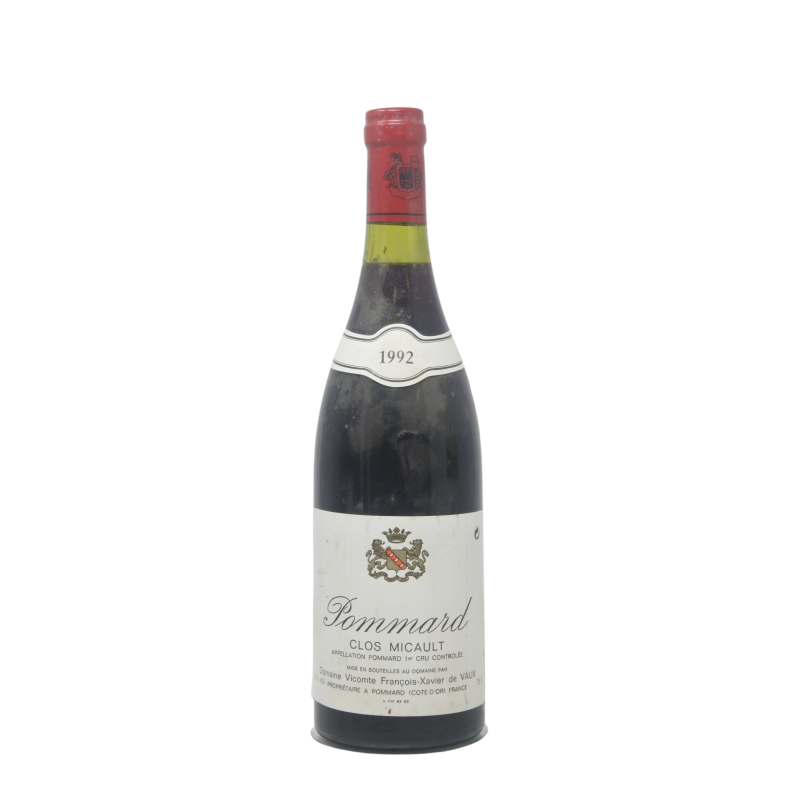 Pommard 1er Cru Clos Micault 1992 Domaine Vicomte Francois-Xavier De Vaux