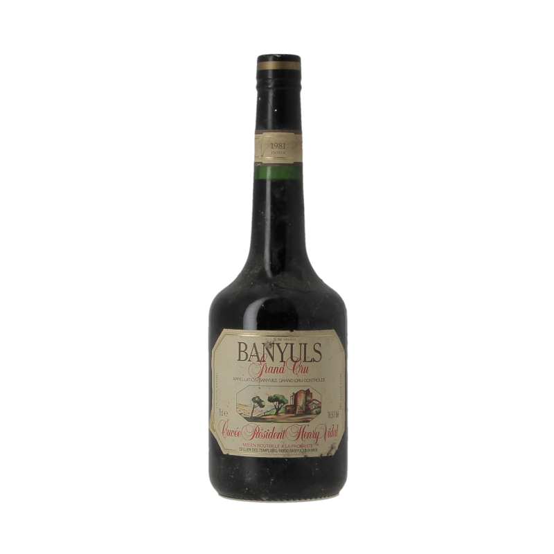 Banyuls Grand Cru Cuvee Henry Vidal 1981 Cellier Des Templiers