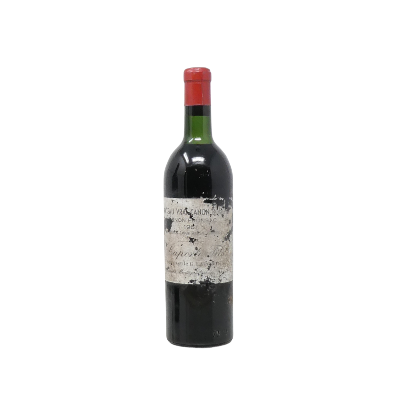 Chateau Vrai Canon Bouche 1961 Canon-Fronsac