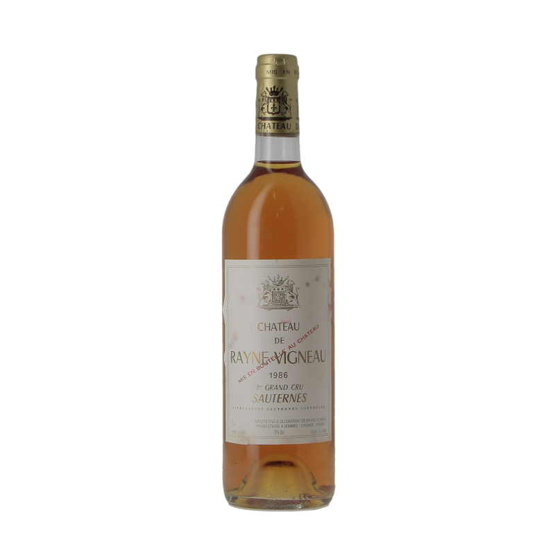 Chateau De Rayne Vigneau 1986 Sauternes
