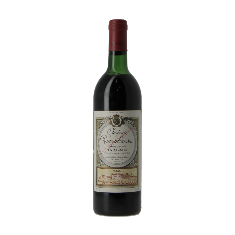 Chateau Rauzan-Gassies 1986 Margaux