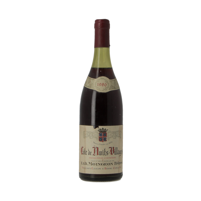 Cote De Nuits Villages 1980 E&D Moingeon Freres