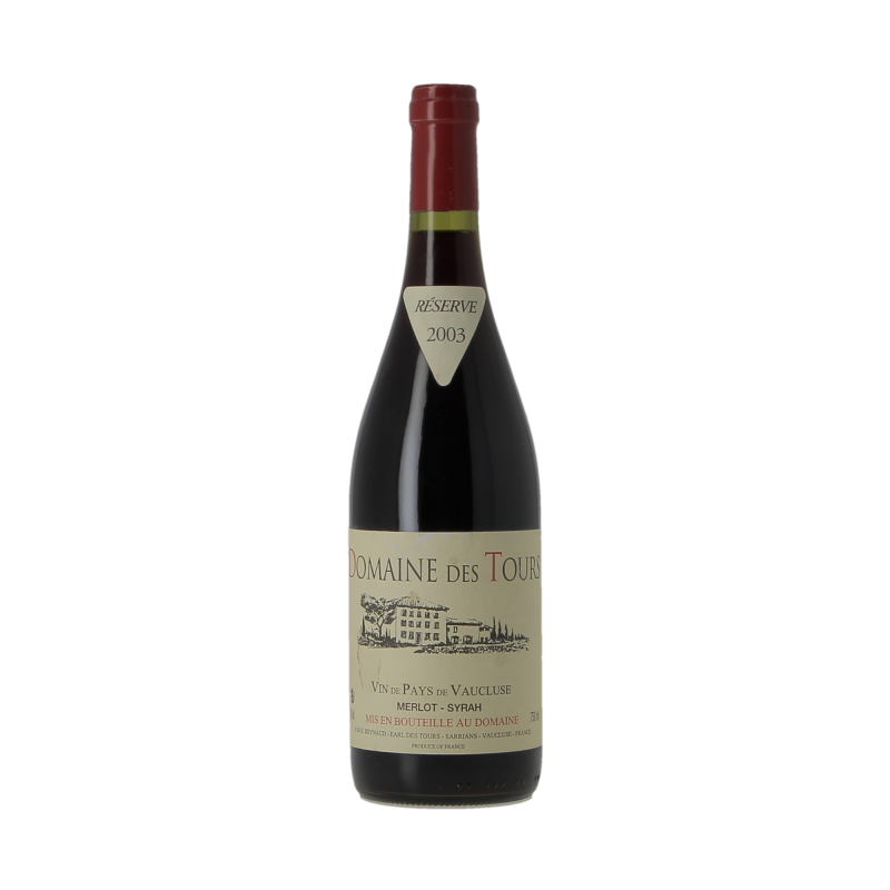 Vin De Pays De Vaucluse Merlot - Syrah 2003 Domaine Des Tours