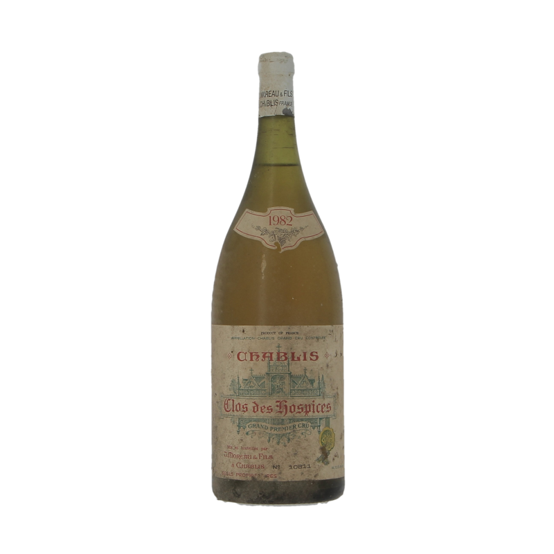 Chablis Grand Cru Clos Des Hospices 1982 J.Moreau & Fils 150cl