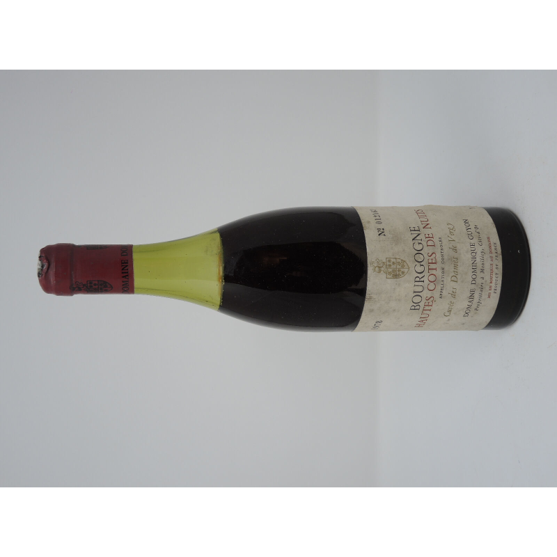 Bourgogne Hautes Cotes De Nuits Cuvee Des Dames De Vergy 1978 Domaine Dominique Guyon