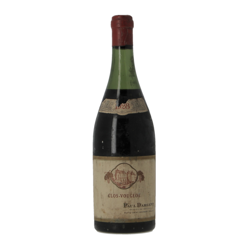 Clos De Vougeot Grand Cru 1928 Paul Dargent
