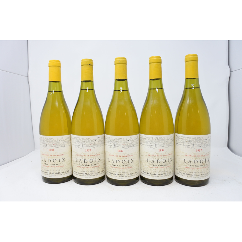 Ladoix Les Grechons 1987 Gaec Du Domaine Michel Mallard & Fils