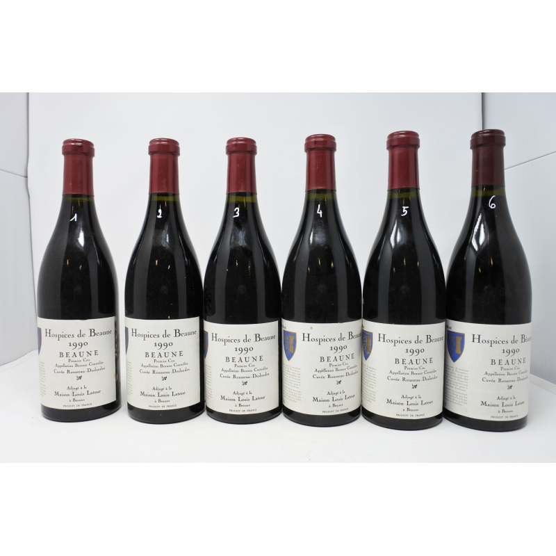Beaune 1er Cru Cuvee Rousseau-Deslandes 1990 Hospices De Beaune Louis Latour