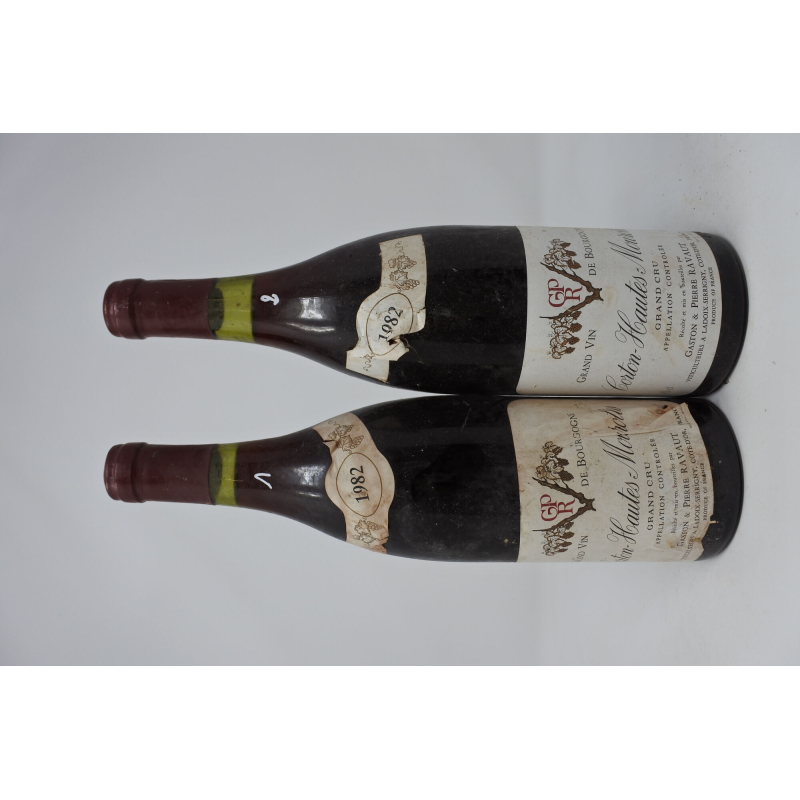 Corton Les Hautes Mourottes Grand Cru 1982 Domaine Gaston & Pierre Ravaut