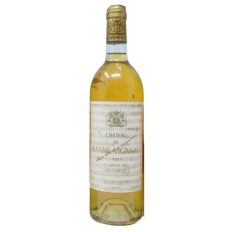 Chateau De Rayne Vigneau 1981 Sauternes