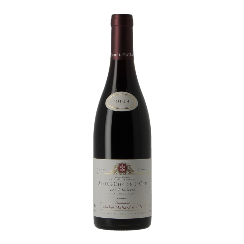 Aloxe-Corton 1er Cru Les Valozieres 2003 Domaine Michel Mallard