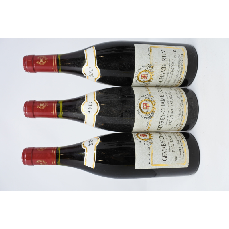 Gevrey-Chambertin 1er Cru Lavaux Saint Jacques 2003 Domaine Harmand-Geoffroy