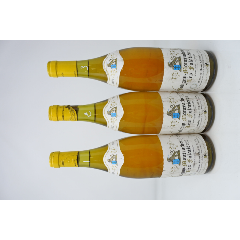 Puligny-Montrachet 1er Cru Les Folatieres 1985 Domaine Henri Clerc & Fils