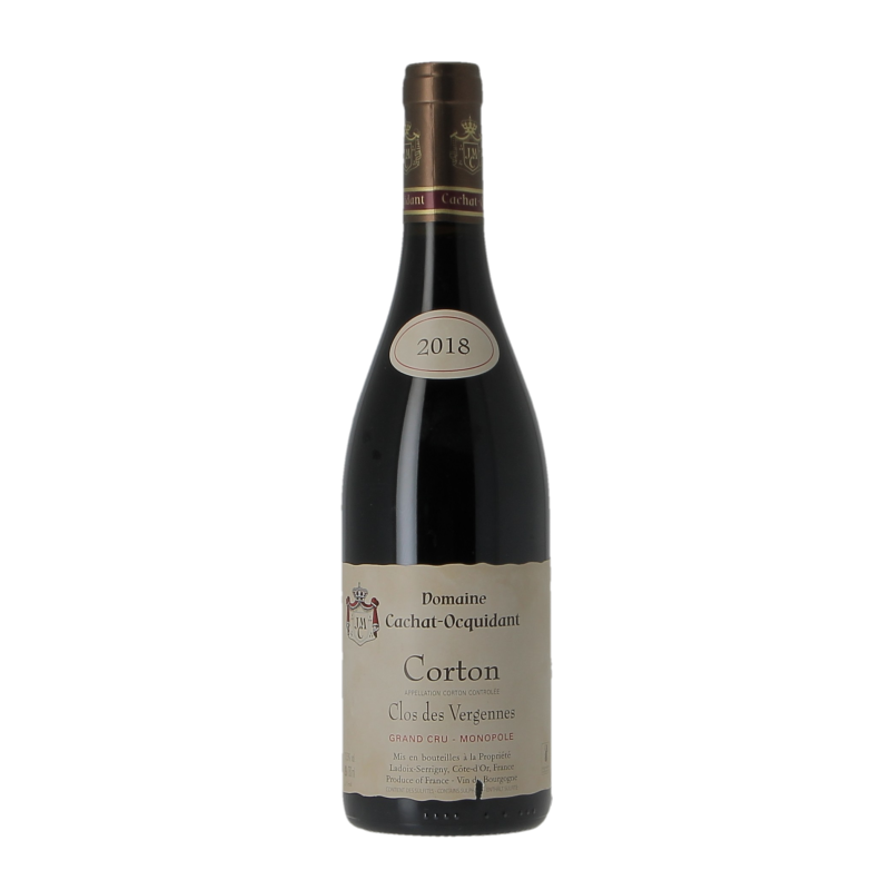 Corton Clos Des Vergennes Grand Cru 2018 Domaine Cachat-Ocquidant