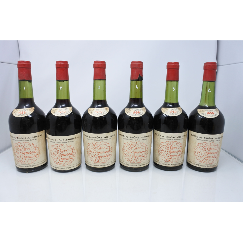 Gigondas 1959 La Cave Des Vignerons De Gigondas