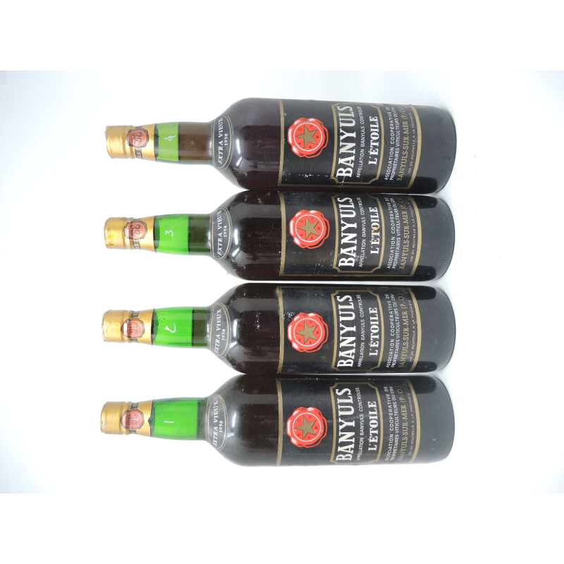 Banyuls L'Etoile 1958 Association Cooperative De Proprietaires Viticulte 100cl