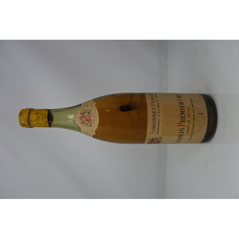 Chablis 1er Cru Mont De Milieu 1967 Simonnet Febvre