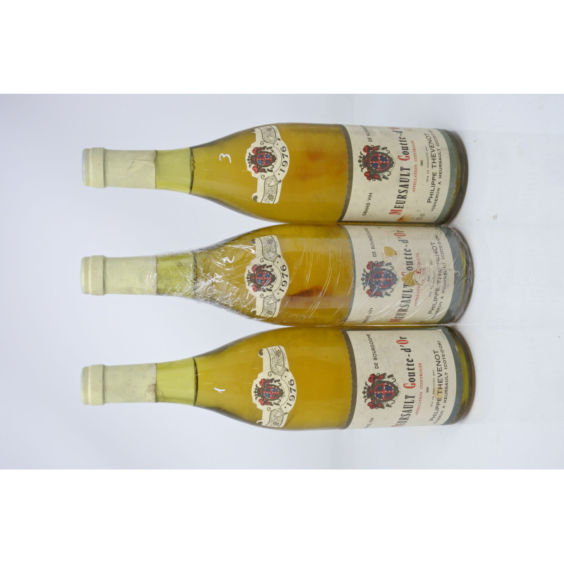 Meursault 1er Cru Gouttes D'Or 1976 Philippe Thevenot