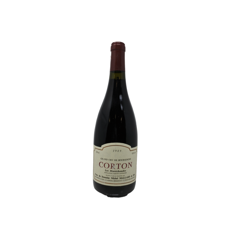 Corton Marechaudes Grand Cru 1989 Gaec Du Domaine Michel Mallard & Fils