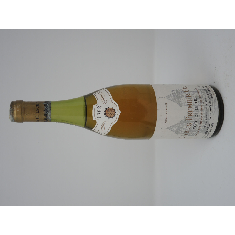 Chablis 1er Cru Cote De Lechet 1982 Gerard Tremblay