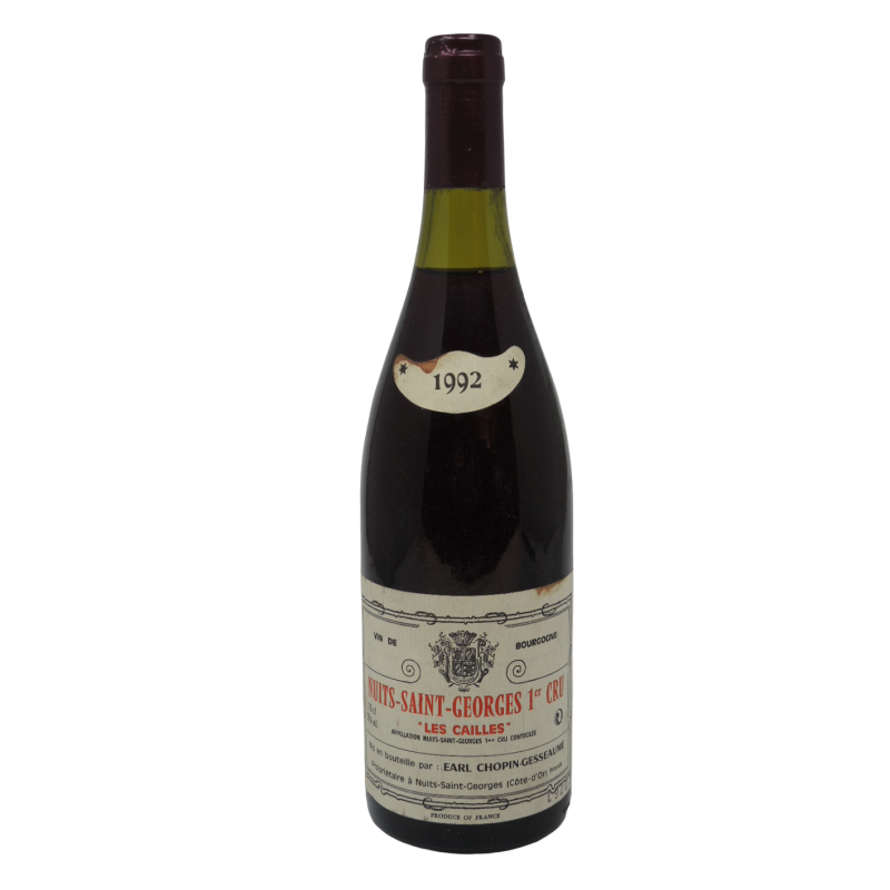 Nuits-Saint-Georges 1er Cru Les Cailles 1992 Domaine Chopin-Gesseaume
