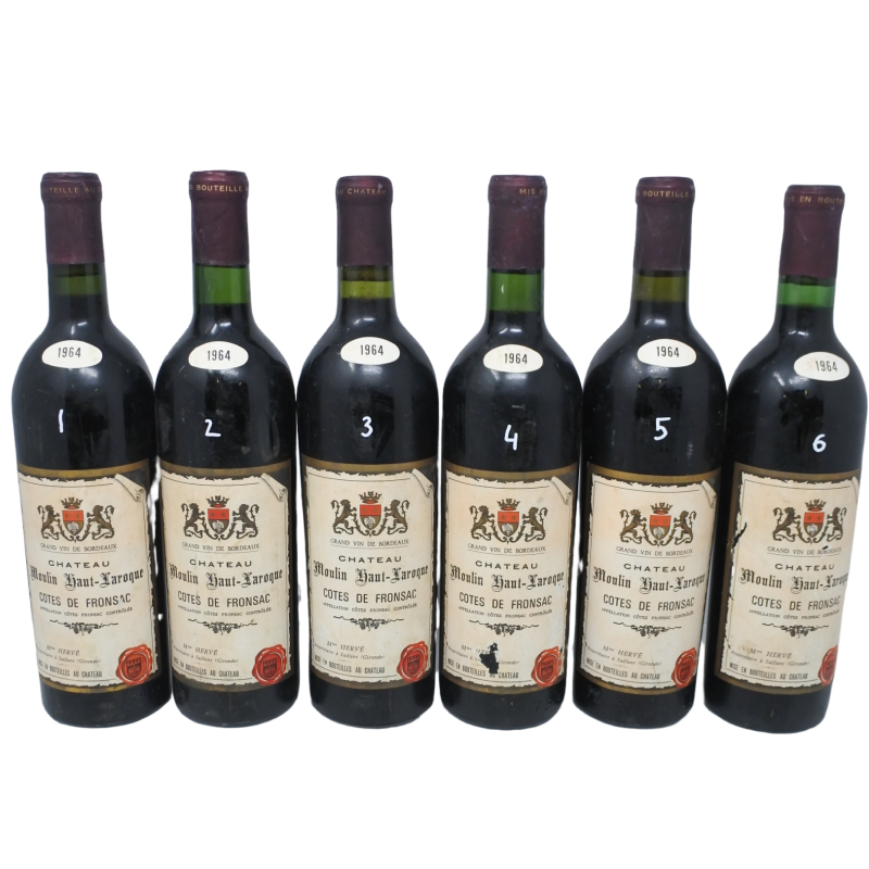 Chateau Moulin Haut Laroque 1964 Fronsac