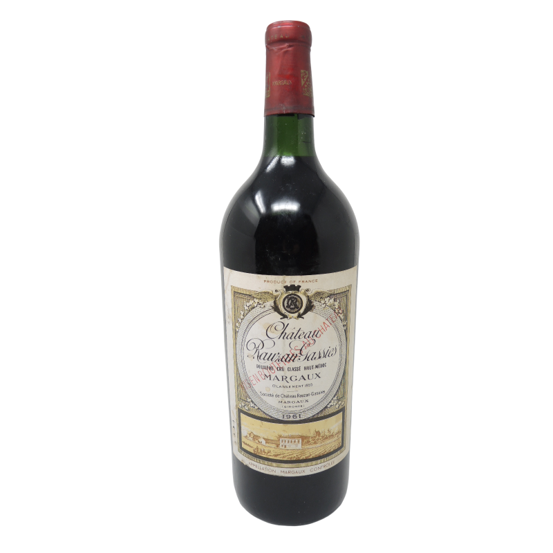 Chateau Rauzan-Gassies 1961 Margaux 150cl