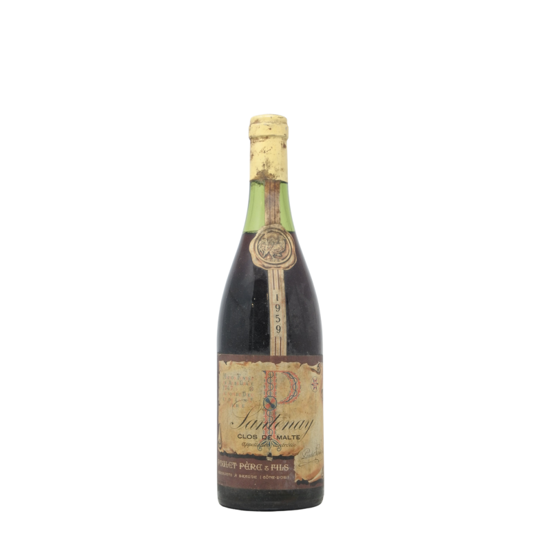 Santenay Clos De Malte 1959 Poulet Pere & Fils