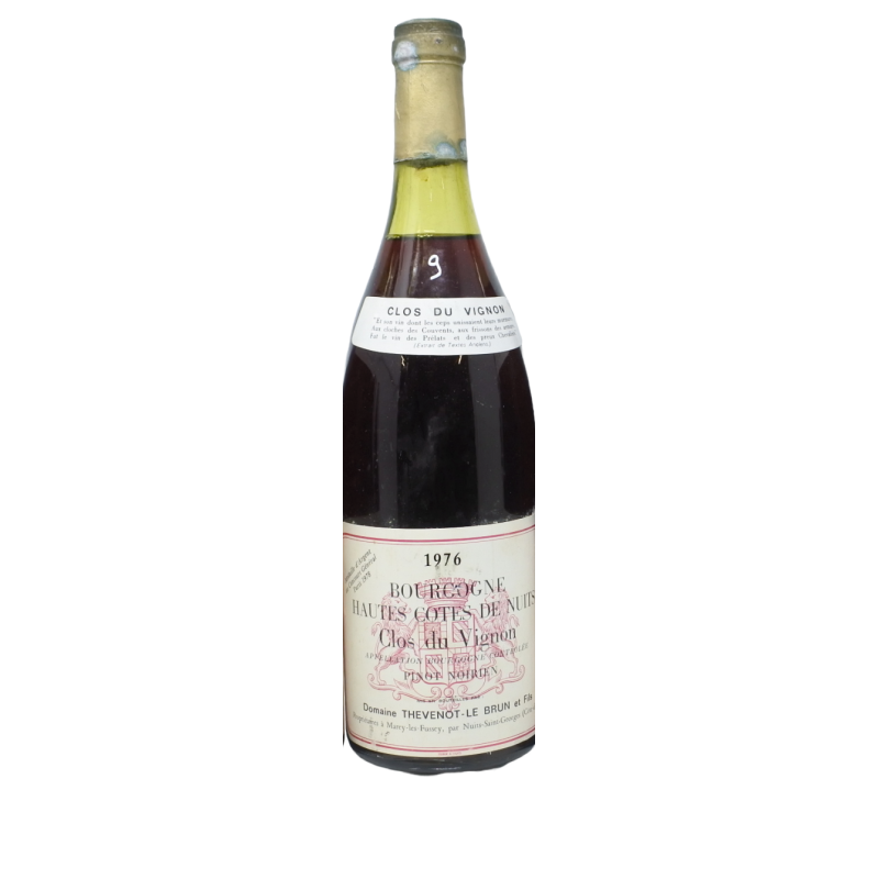 Bourgogne Hautes Cotes De Nuits - Clos Du Vignon 1976 Domaine Thevenot Lebrun