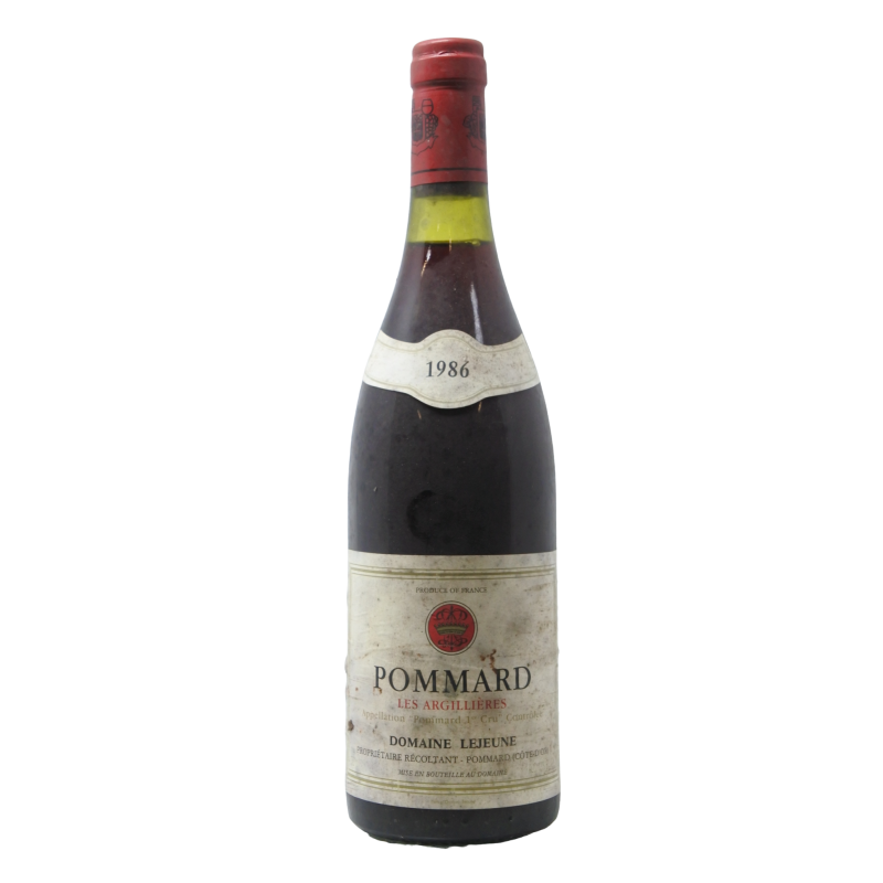 Pommard 1er Cru Les Argillieres 1986 Domaine Lejeune