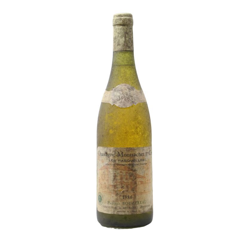 Chassagne-Montrachet 1er Cru Les Pasquelles 1986 Philippe Bouzereau