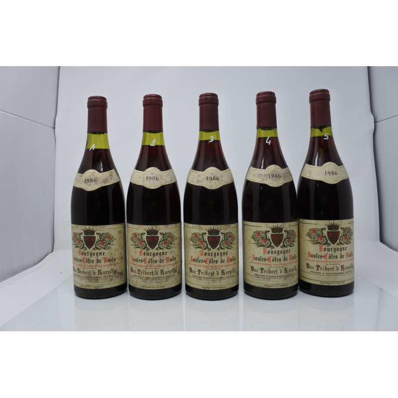Bourgogne Hautes Cotes De Nuits 1986 Duc Tribert D'Hargilly