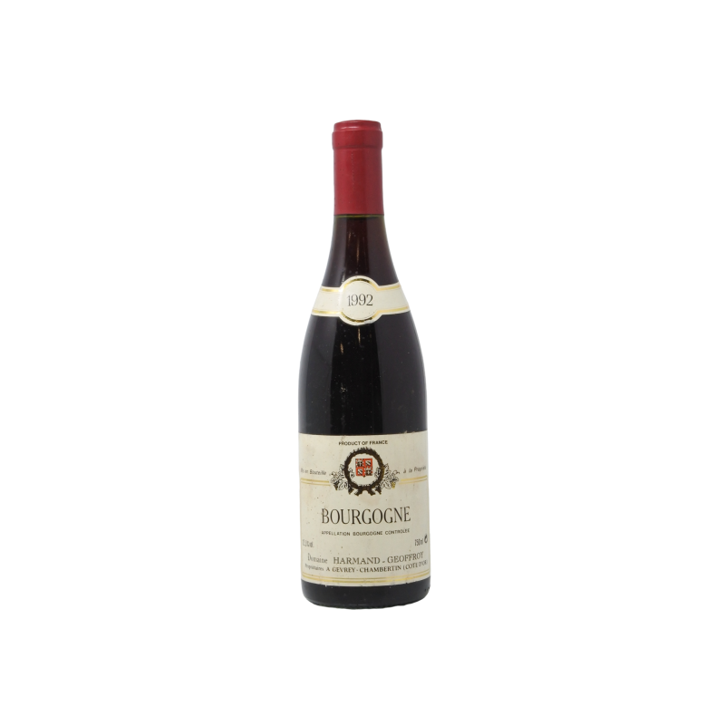 Bourgogne Pinot Noir 1992 Domaine Harmand-Geoffroy