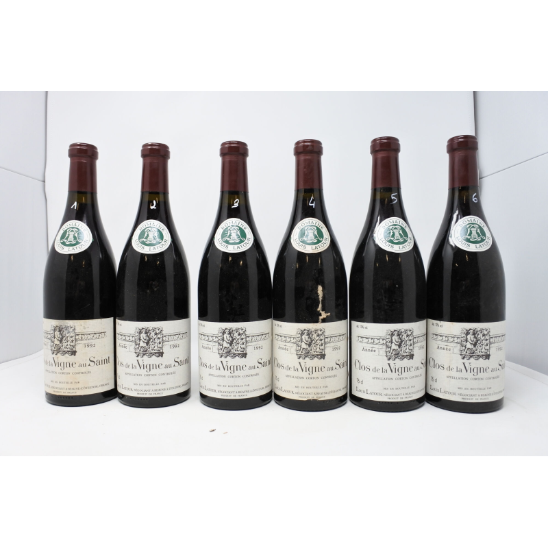 Corton Clos De La Vigne Au Saint Grand Cru 1992 Louis Latour