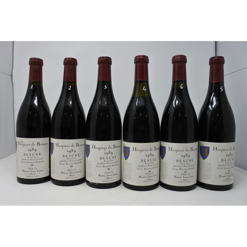 Beaune Cuvee Rousseau-Deslandes 1989 Hospices De Beaune Louis Latour