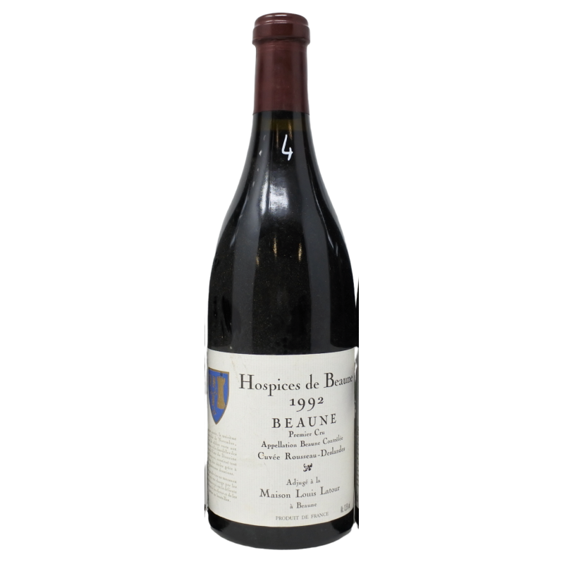 Beaune Cuvee Rousseau-Deslandes 1992 Hospices De Beaune Louis Latour