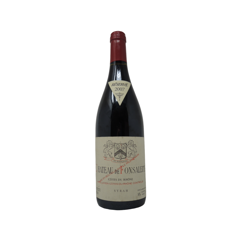 Chateau De Fonsalette Cuvee Syrah 2007 Scea Chateau Rayas