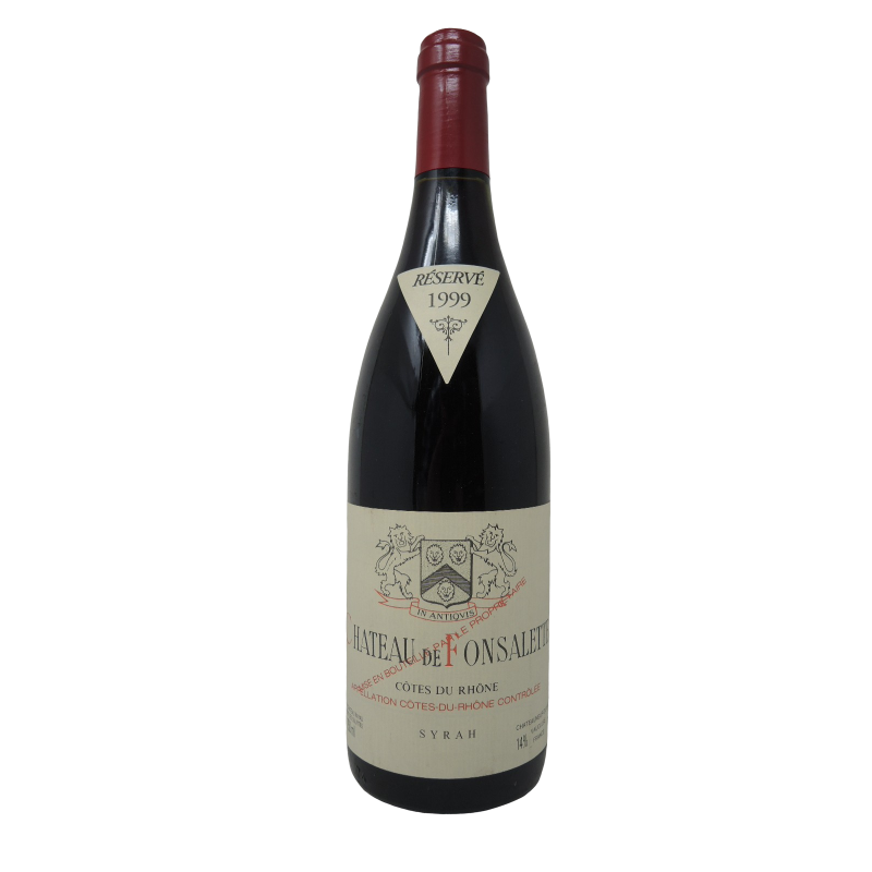 Chateau De Fonsalette Cuvee Syrah 1999 Scea Chateau Rayas