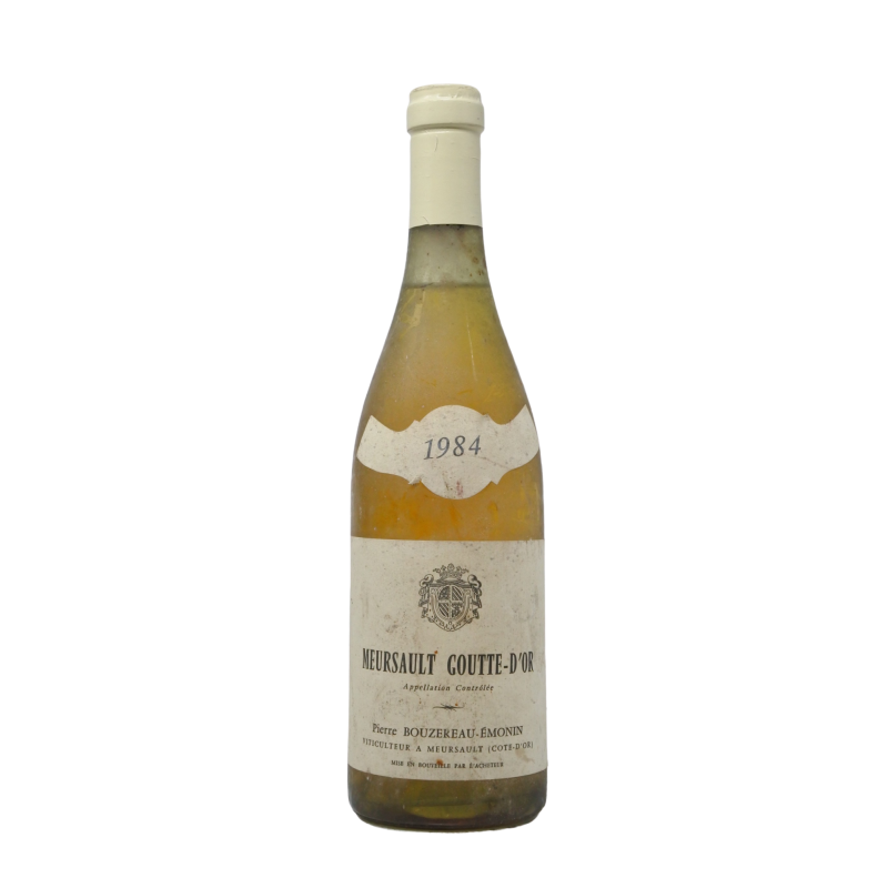 Meursault 1er Cru Gouttes D'Or 1984 Bouzereau