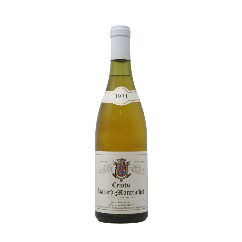 Criots Batard Montrachet Grand Cru 1984 Charles Bonnefoy