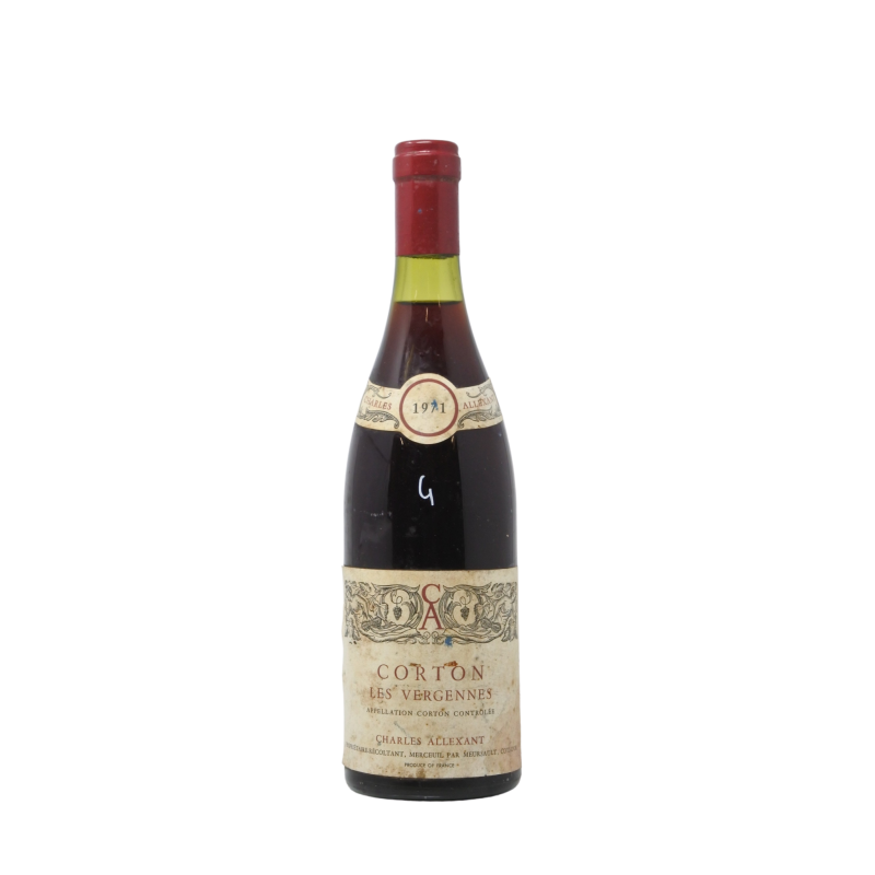 Corton Vergennes Grand Cru 1971 Domaine Charles Allexant Et Fils