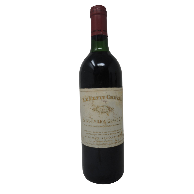 Chateau Cheval Blanc Le Petit Cheval 1991 Saint-Emilion