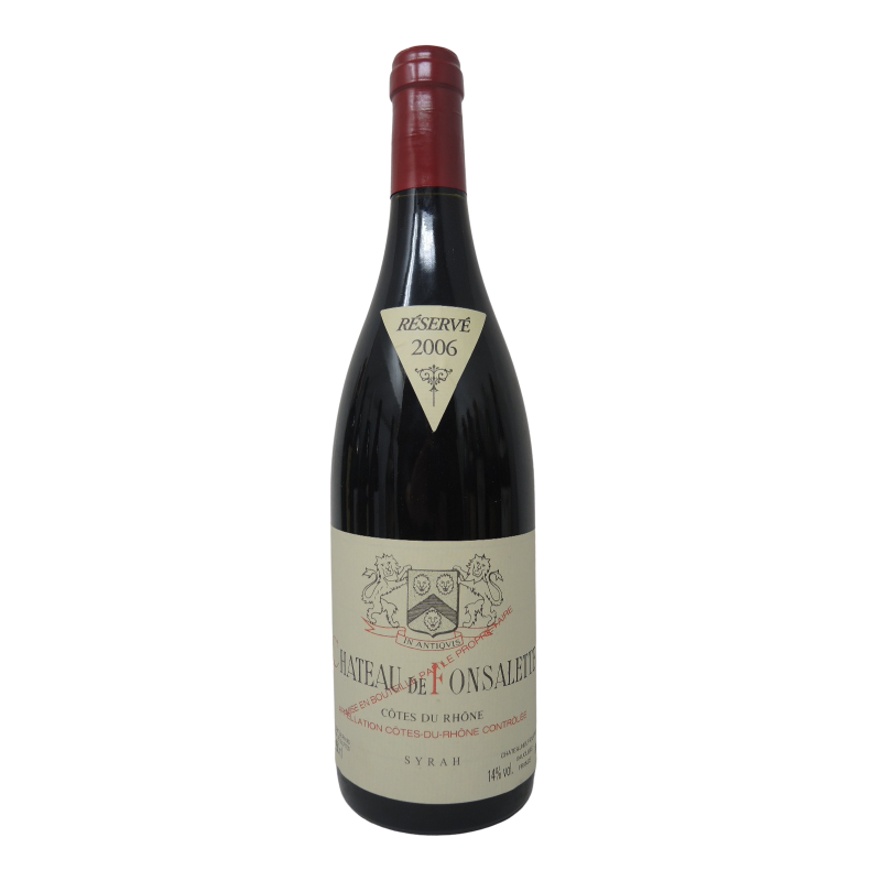 Chateau De Fonsalette Cuvee Syrah 2006 Scea Chateau Rayas