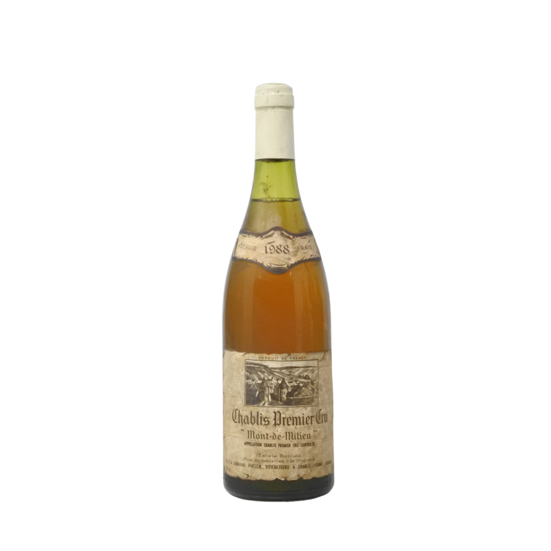 Chablis 1er Cru Mont De Milieu 1988 S.C.E.A Domaine Pinson