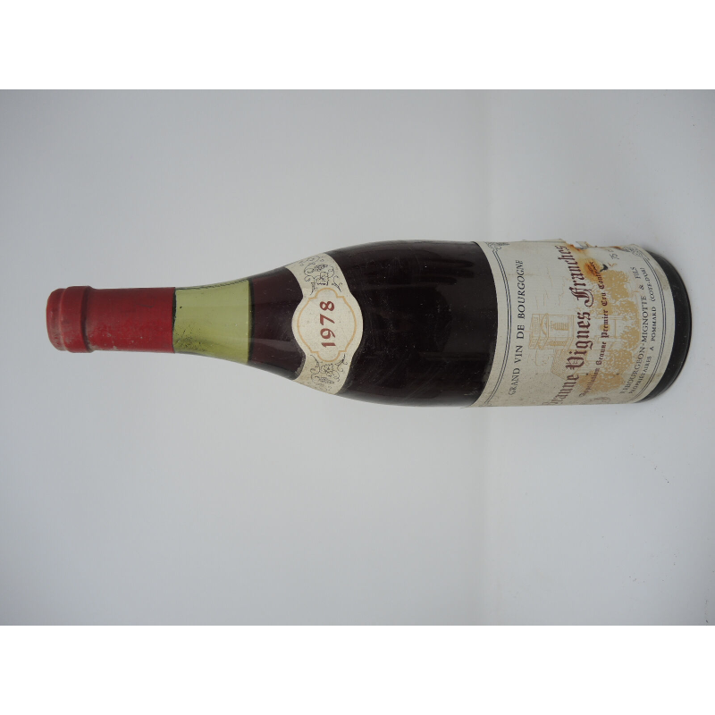 Beaune 1er Cru Vignes Franches 1978 Rebourgeon Mignotte & Fils
