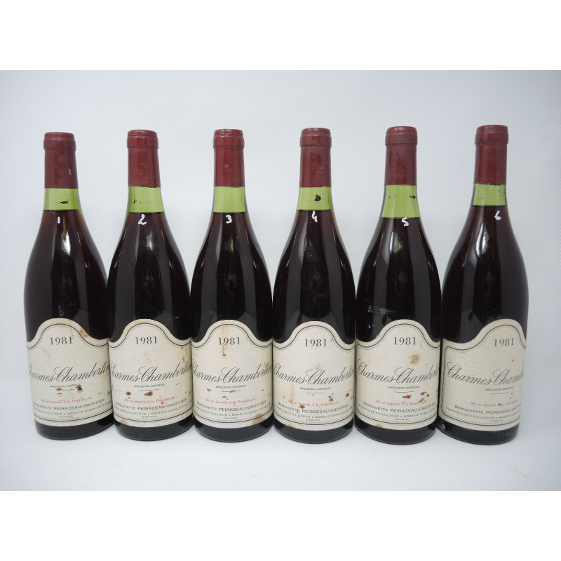 Charmes-Chambertin Grand Cru 1981 Bernadette Peirazeau-Groffier