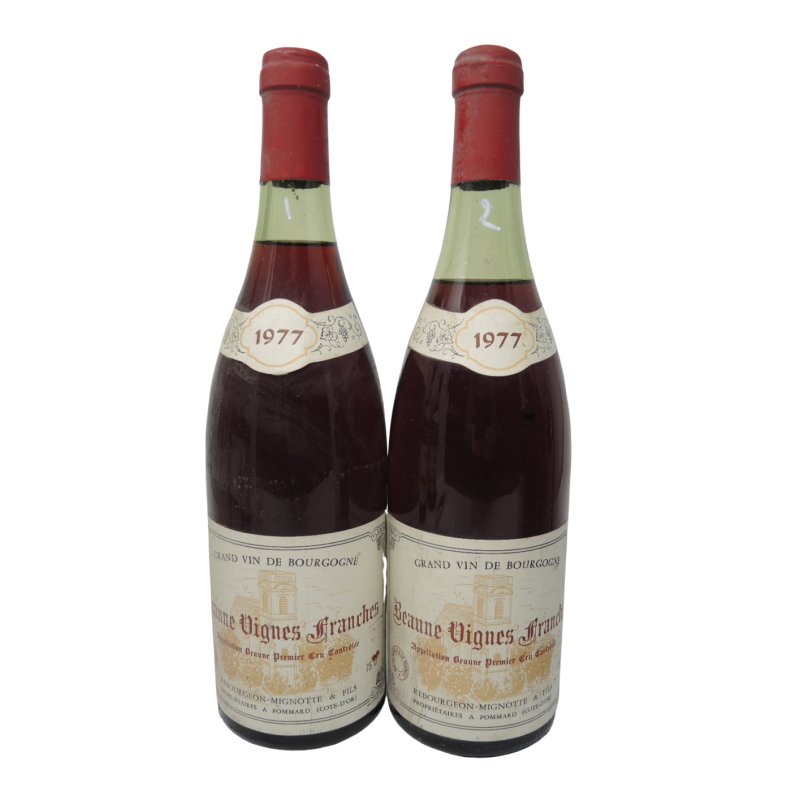 Beaune 1er Cru Vignes Franches 1977 Rebourgeon Mignotte & Fils